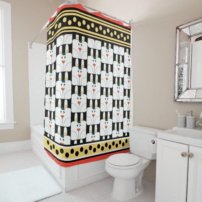 Para Box Cortina de Chás e Rostos Coelhinhos (In Situ)