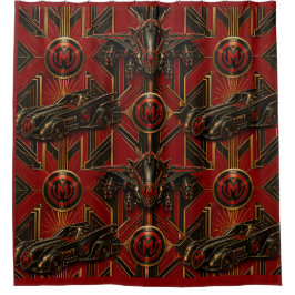 Para Box cortina de chuveiro art déco munkus/patrulha notur