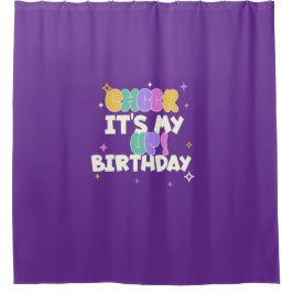 PARA BOX CORTINA DE CHUVEIRO DE ANIVERSÁRIO ANIMADA