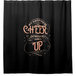 PARA BOX CORTINA DE CHUVEIRO DE DECORAÇÃO DE CASA FELICIDAD