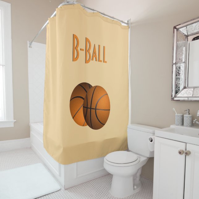 Para Box Cortina de chuveiro de esporte de basquete (In Situ)