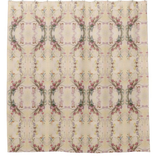 Para Box Cortina de chuveiro de Poeira de Fada (Frente)