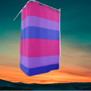 Para Box Cortina de Chuveiro Orgulho Bissexual: Ousada e Vi