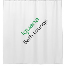 Para Box Cortina de chuveiro Stylish Iguana Bath Lounge