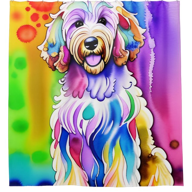 Para Box Cortina de Goldendoodle "Boa Coleção de Dood" (Frente)
