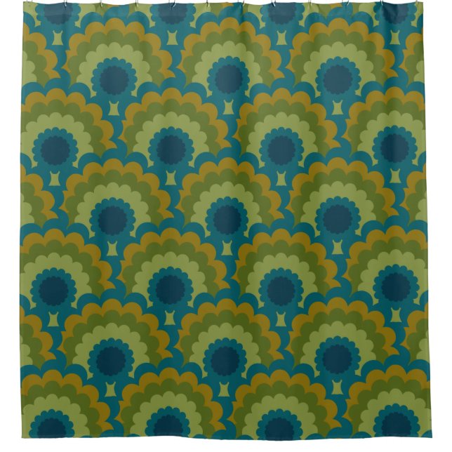 Para Box Cortina do chá do meio século 60s 70s (Frente)