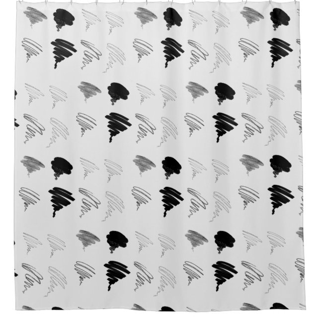 Para Box Cortina do Chá do Padrão de Teste do Pincel (Frente)