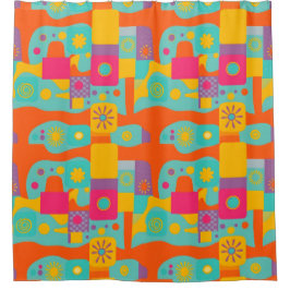 Para Box Cortina do Chá Retroativo do Groovy