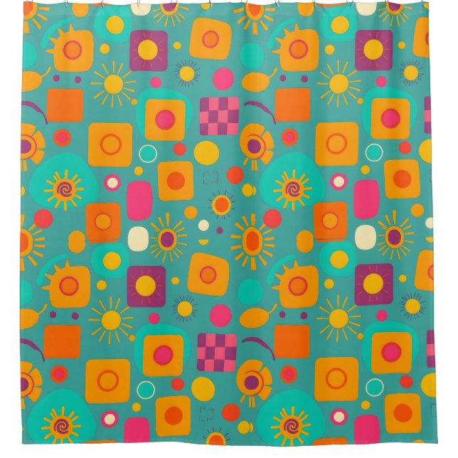 Para Box Cortina Geométrica do Chá Retroativo - Funky e Div (Frente)