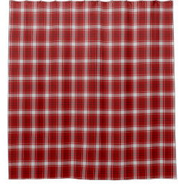 Para Box Cortina Xadrez de Tartan Escocês Vermelho