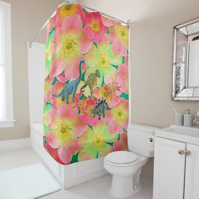 Para Box Dinossauro da Cortina do chá (In Situ)