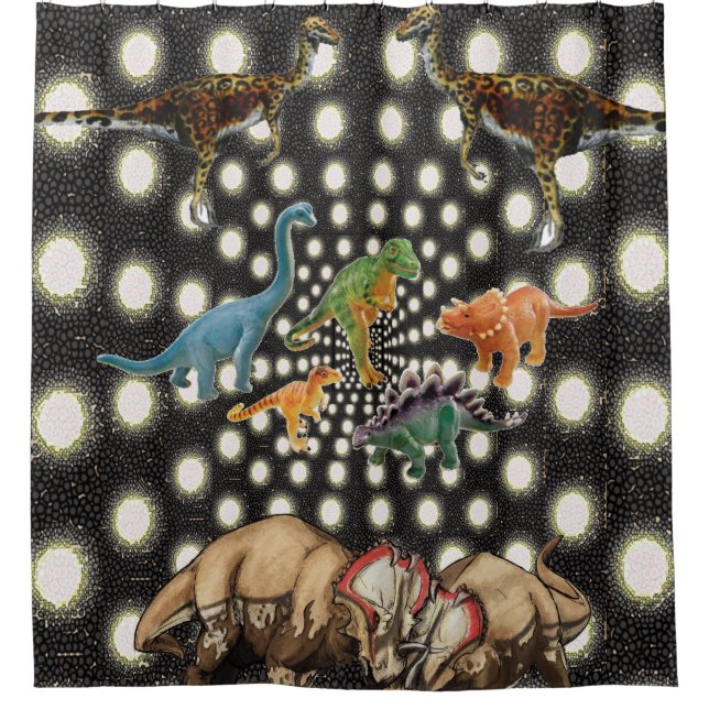 Para Box Dinossauro da Cortina do chá (Frente)