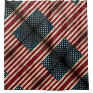 Para Box Estrelas de Sinalizador Americanas e Cortina de Ch