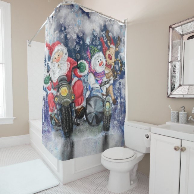 Para Box Feliz Natal Amigos Engraçados Cortina de Chá (In Situ)