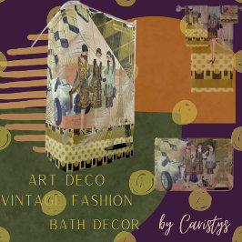 Para Box Flappers Retro na Cortina de Chá de Paris