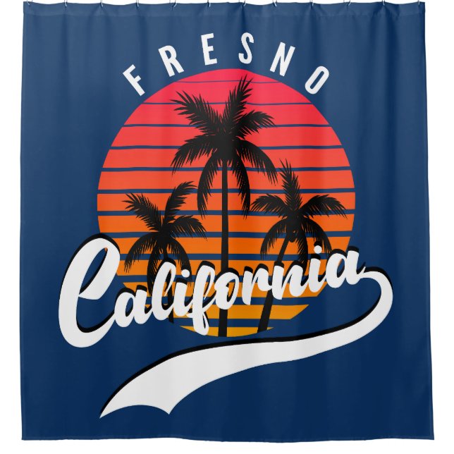 Para Box Fresno Retro Sunset Chá Cortina (Frente)