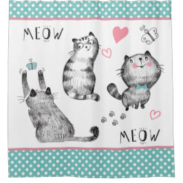 Para Box Gatos Cuxos, Borboletas Chá Cortina