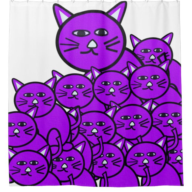 Para Box Gatos de cortina de chá (Frente)