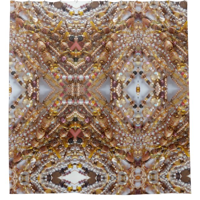 Para Box Impressão do grânulo dos tons da terra da cortina (Frente)