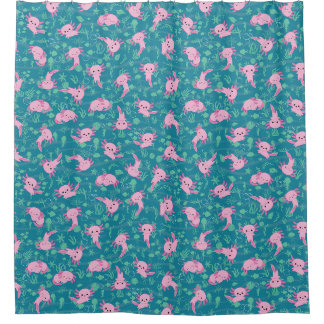 Para Box Kawaii Axolotl na Cortina do Chá Oceano