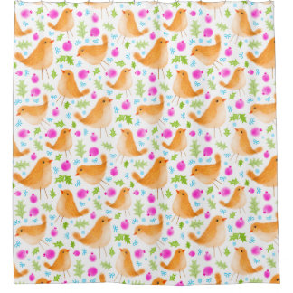 Para Box Linda cortina de Chá de Pássaro de Cores-d'Água Do