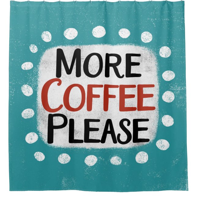 Para Box Mais Café Por Favor Chá Cortina (Frente)