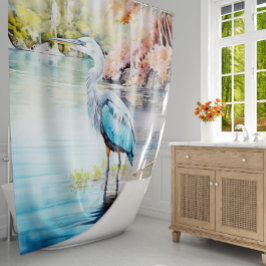 Para Box Majestade Tranquila: Cortina Chá Blue Heron Haven