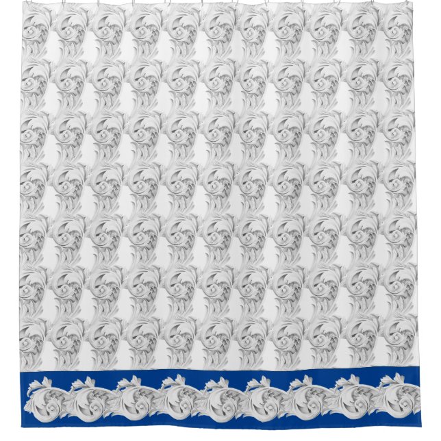 Para Box Marble Tendrils em uma cortina de Chá (Frente)