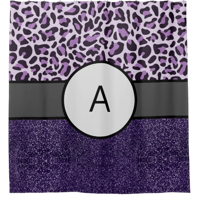 Para Box Monograma - Chá de luxo roxo - Cortina (Frente)