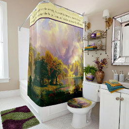 Para Box Montanhas rochosas cortina de chá de oração de ser