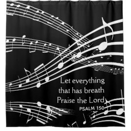 Para Box Notas de Música Personalizadas Cortina de Chá Pret