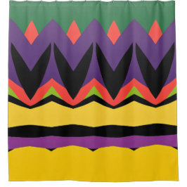 Para Box Padrão de Abstrato de cor cortina Chá a negrito