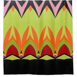 Para Box Padrão de Abstrato de cor cortina Chá a negrito