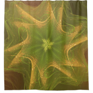 Para Box Paleta Verde Fractal de Cortina de chá