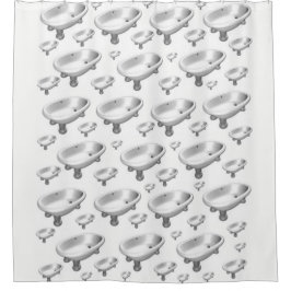 Para Box parentes de banheira cortina branca de chuveiro