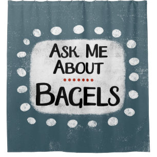 Para Box Pergunte-me sobre a cortina de Chá de Bagels