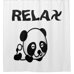 Para Box Relaxando a cortina de Chá de Panda