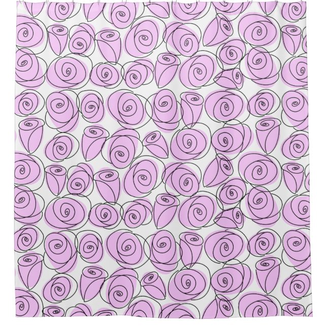 Para Box Rosa Cortina de chá Lilac (Frente)