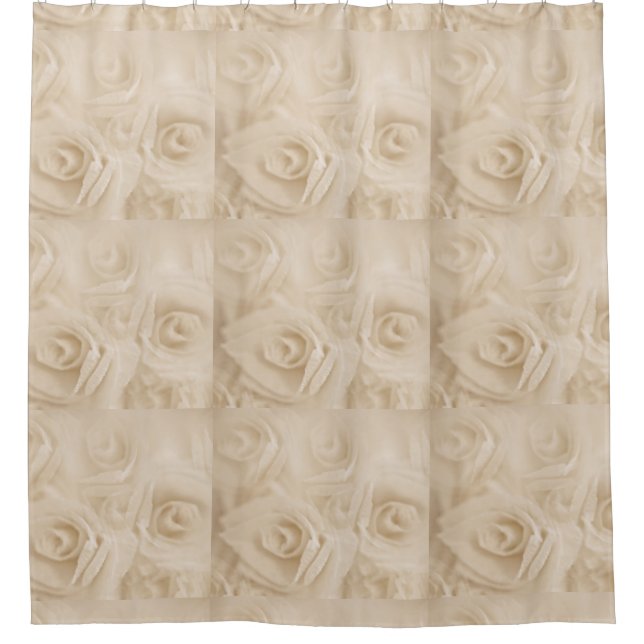 Para Box Rosas de papel cortina Chá Sépia (Frente)