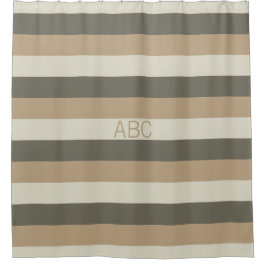 Para Box Stripes Cortina de chá monograma personalizada pad