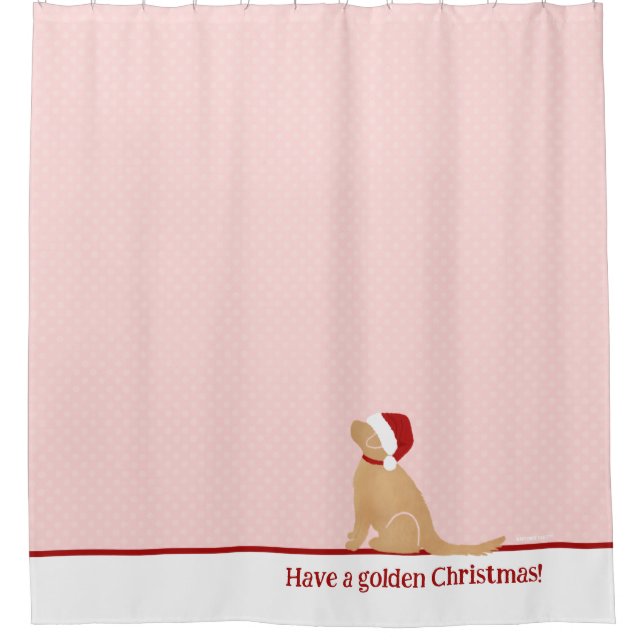 Para Box Tenha uma cortina de Chá de Natal Ouro (Frente)