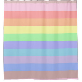 Para Box Tiras arco-íris da cortina Chá colorida do Pastel