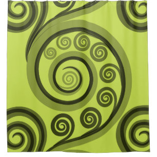 Para Box Trendy Yellow-Green Koru suga cortina Chá