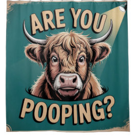 Para Box Você Está Fazendo cocô? Cortina de Chá de Vaca Fun