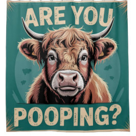 Para Box Você Está Fazendo cocô? Cortina de Chá de Vaca Fun