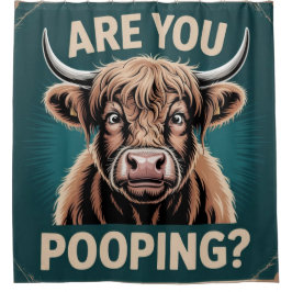 Para Box Você Está Fazendo cocô? Cortina de Chá de Vaca Fun