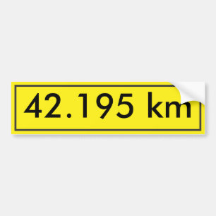 Para Carro 42.195 Adesivo em macho  Estilo de Sinal de Rua Am