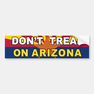 Para Carro adesivo anti-Obama "Não piscar na Arizona"