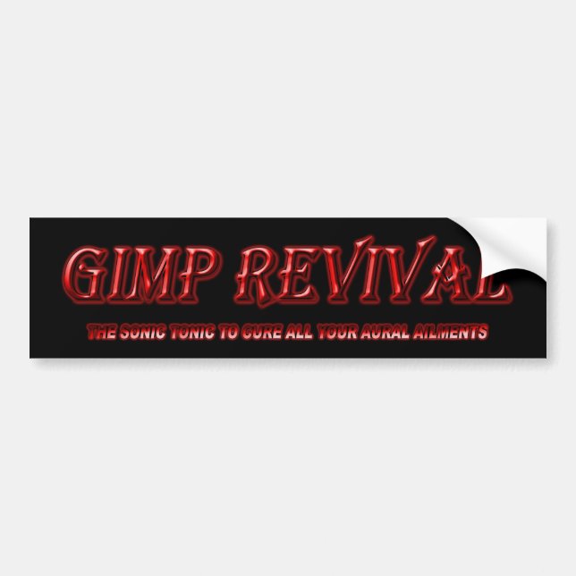 Para Carro Adesivo Clássico De Bumper De Revival Gimp (Frente)