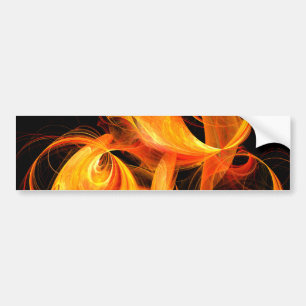 Para Carro Adesivo de Abstrato de Arte de Fireball